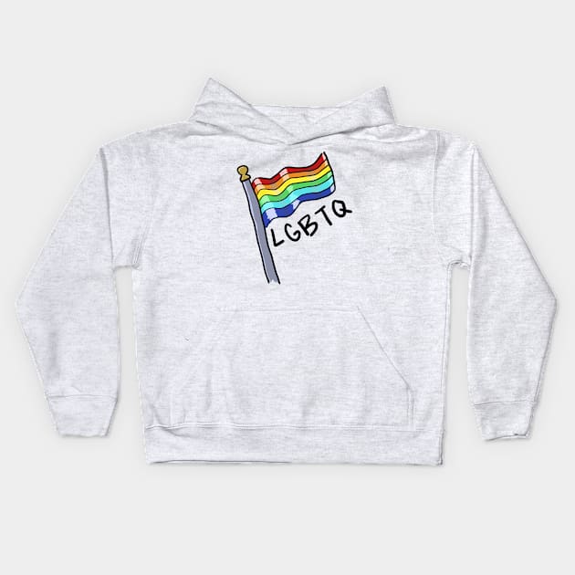 pride Kids Hoodie by nora-hope